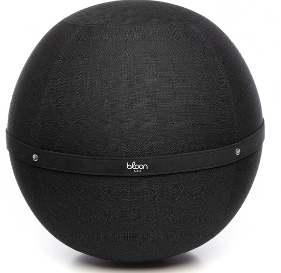 Siège ballon ergonomique publicitaire - BLOON Noir intense